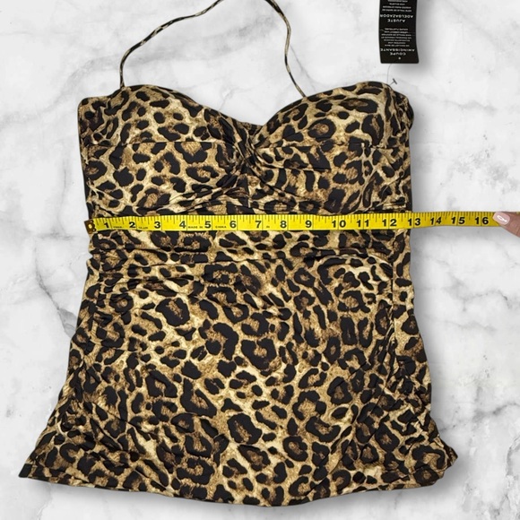 NWT | Lauren Ralph Lauren | Leopard Print Tankini Set Two-Piece Swimsuit | US 10 - Picture 5 of 12